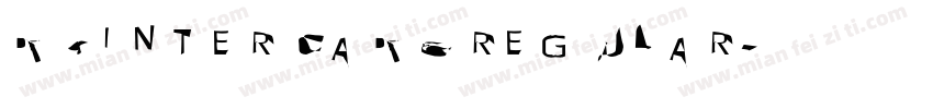 POINTER CAPS REGULAR字体转换